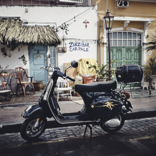Rent a moto in Zanzibar